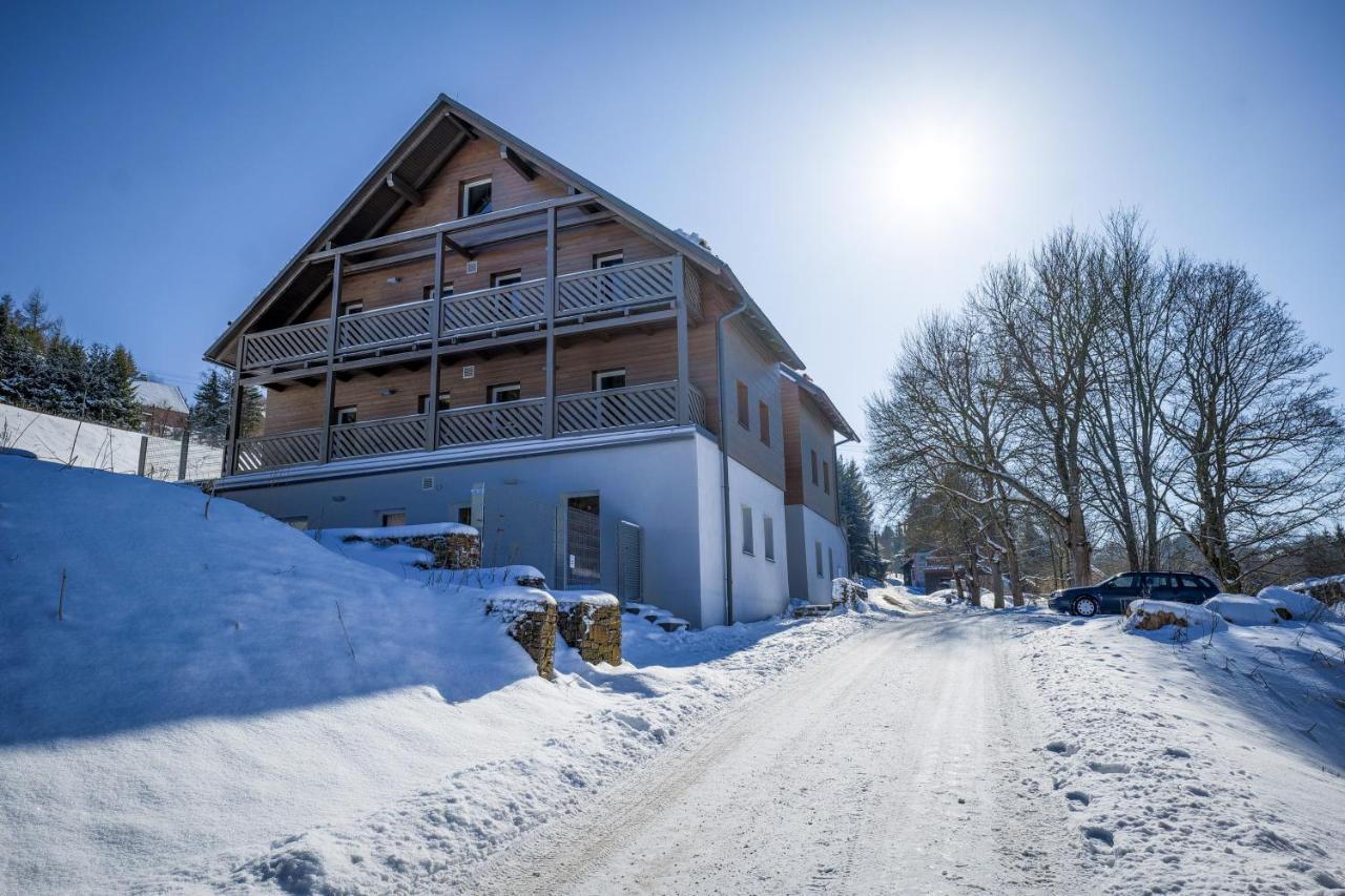 Krusnohorske Strane Lejlighed Loučná pod Klínovcem Eksteriør billede